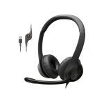 هدست H390 لاجیتک نامیرآد نامیراد هدست لاجیتک H390 namiraad Logitech H390 Wired Headphones with Mic, USB-A Headset with Microphone for PC, Noise Cancelling Microphone for Video Meetings, Music, Gaming - Black